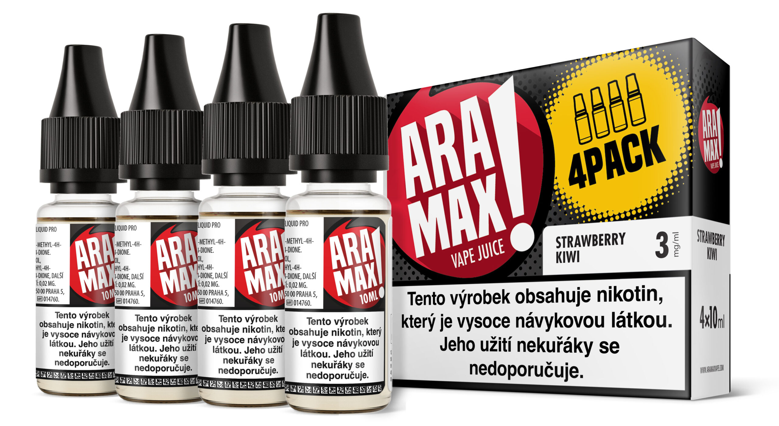 RITCHY Liquid ARAMAX 4Pack Strawberry Kiwi 4x10ml - 6mg