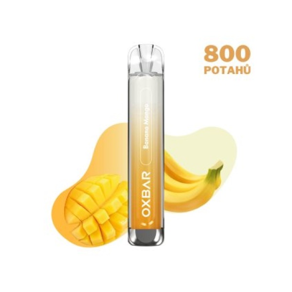 OXVA OXBAR C800 BANANA MANGO e-cigareta