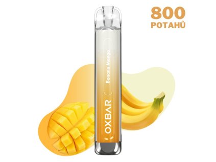 OXVA OXBAR C800 BANANA MANGO e-cigareta