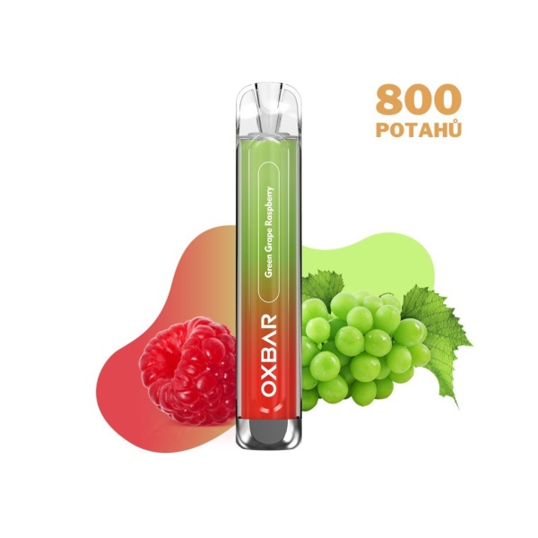 OXVA OXBAR C800 GREEN GRAPE RASPBERRY e-cigareta