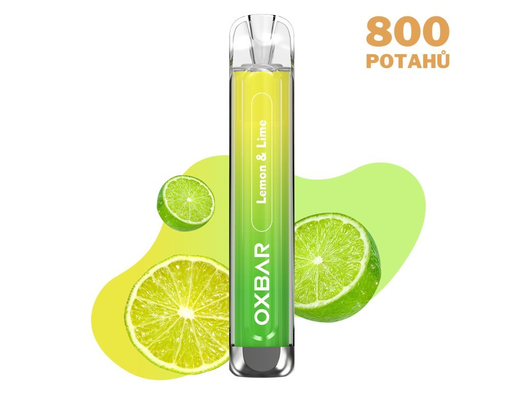 OXVA OXBAR C800 LEMON & LIME e-cigareta