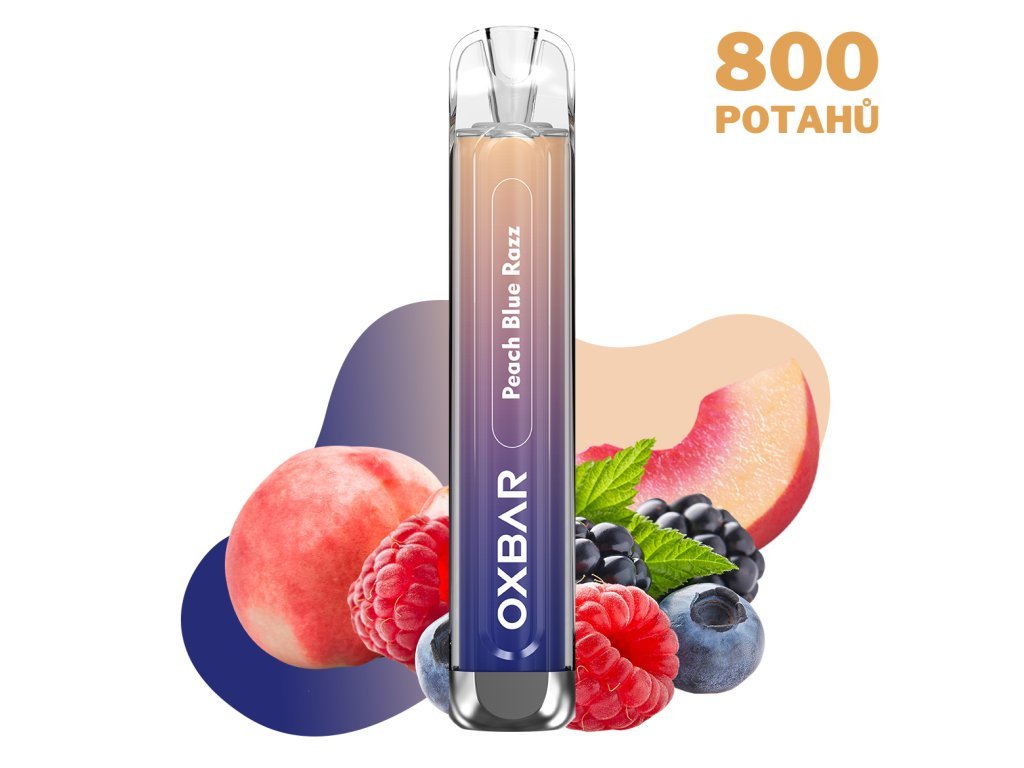 OXVA OXBAR C800 PEACH BLUE RAZZ e-cigareta