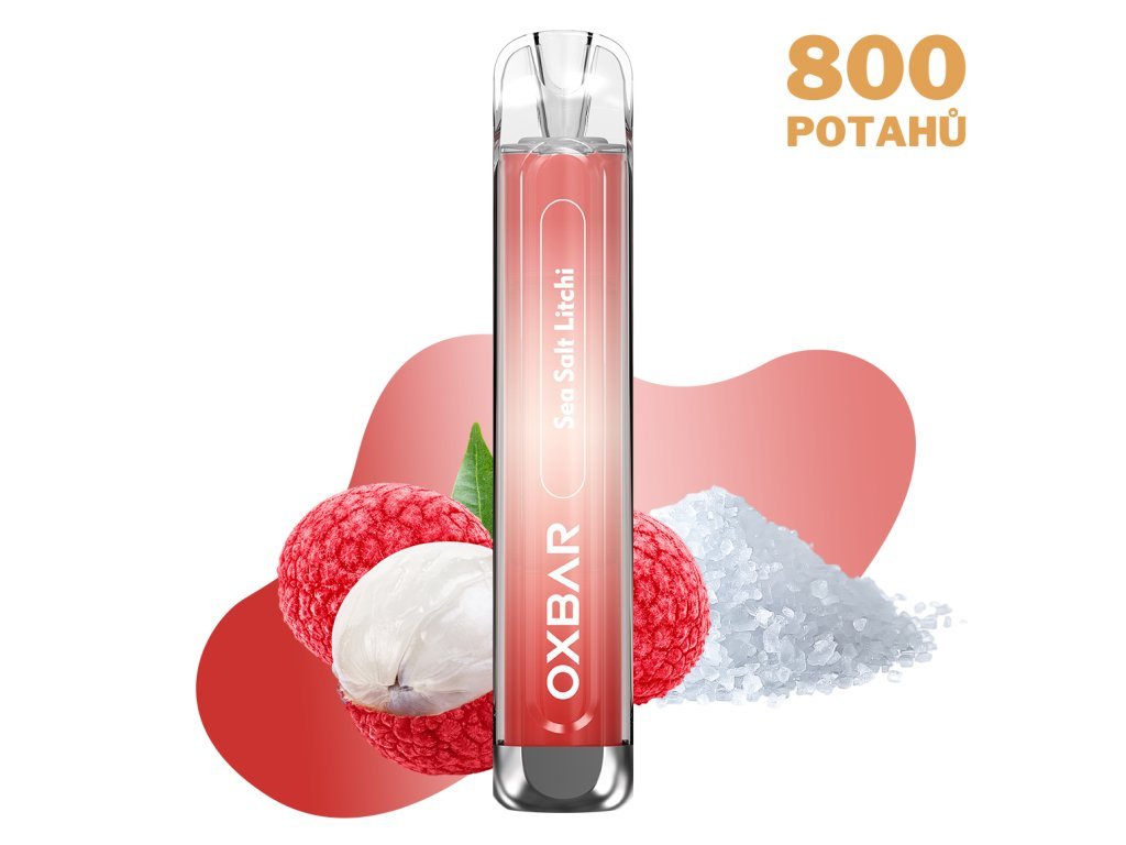 OXVA OXBAR C800 SEA SALT LITCHI e-cigareta