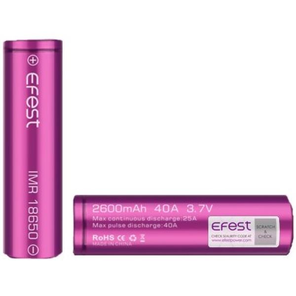 Baterie Efest IMR 18650 - 3000mAh