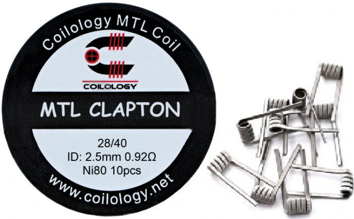 Coilology MTL Clapton předmotané spirálky Ni80 0