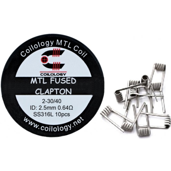 Coilology MTL Fused Clapton předmotané spirálky SS316 0
