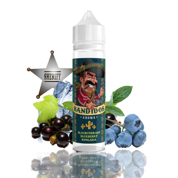 EXPRAN GmbH Příchuť Bandidos - Blackcurrant Blueberry Koolada (Shake & Vape)