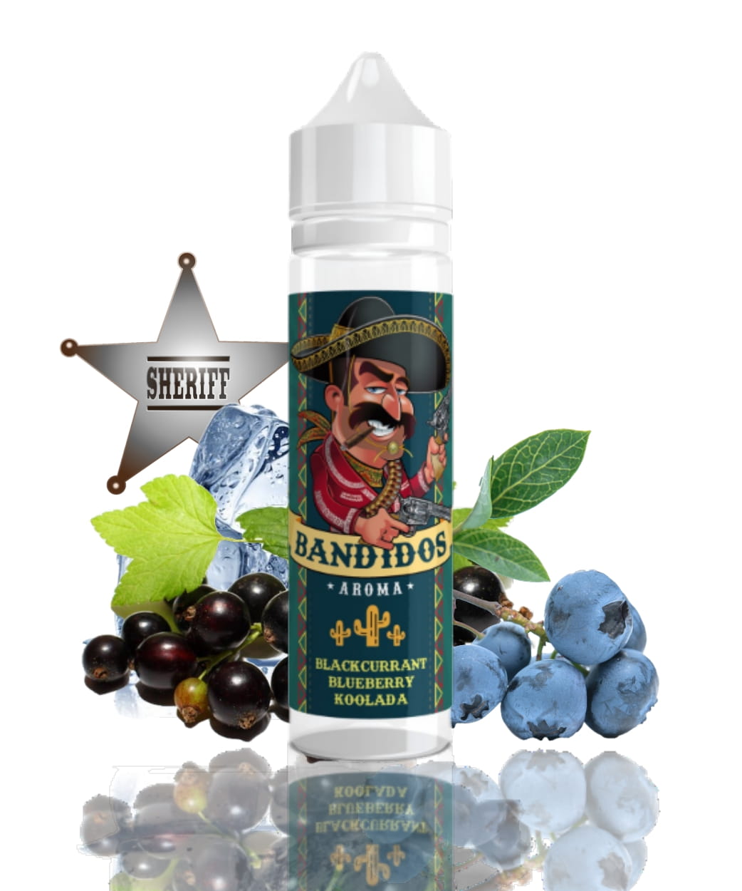 EXPRAN GmbH Příchuť Bandidos - Blackcurrant Blueberry Koolada (Shake & Vape)