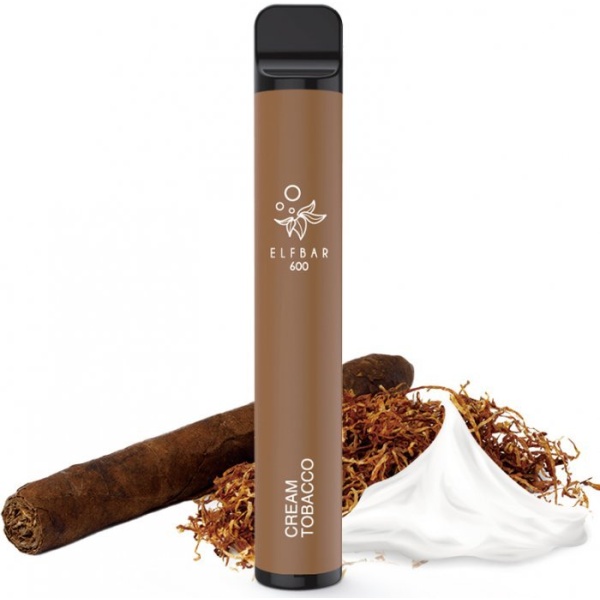 Elf Bar 600 e-cigareta 20mg Cream Tobacco