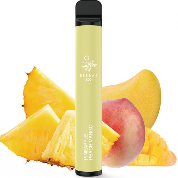 Elf Bar 600 e-cigareta 20mg Pineapple Peach Mango