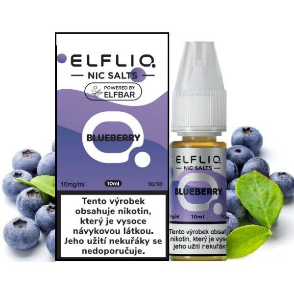 Elf Bar Liquid ELFLIQ Nic SALT Blueberry 10ml - 10mg