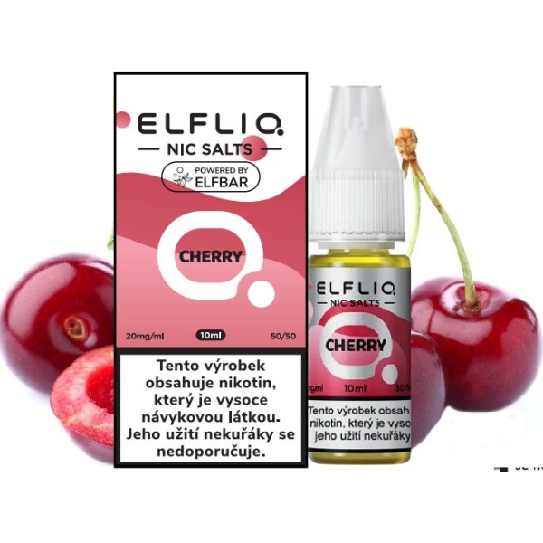 Elf Bar Liquid ELFLIQ Nic SALT Cherry 10ml - 20mg