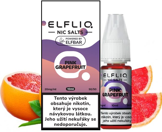 Elf Bar Liquid ELFLIQ Nic SALT Pink Grapefruit 10ml - 20mg