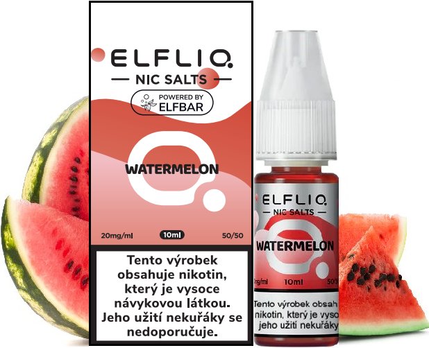 Elf Bar Liquid ELFLIQ Nic SALT Watermelon 10ml - 20mg