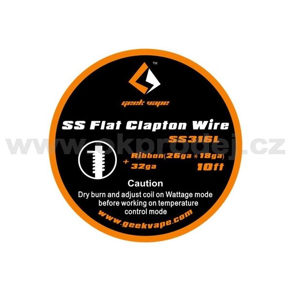 GeekVape SS Flat Clapton Wire