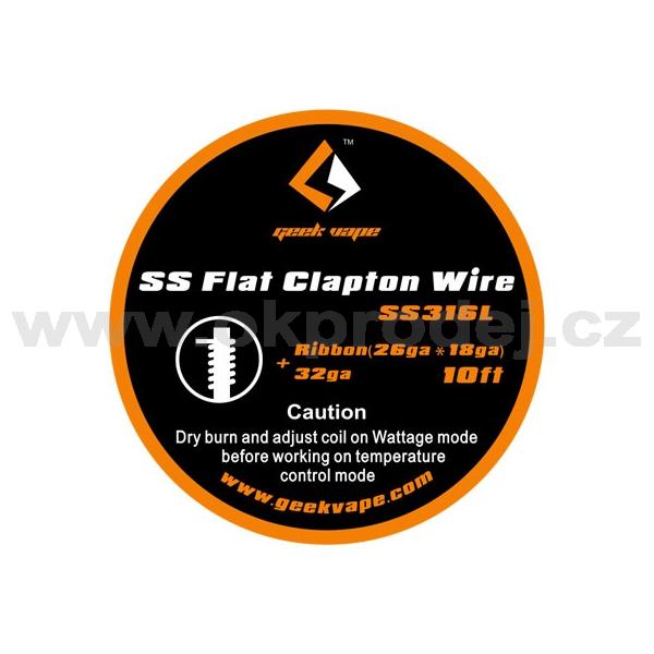GeekVape SS Flat Clapton Wire