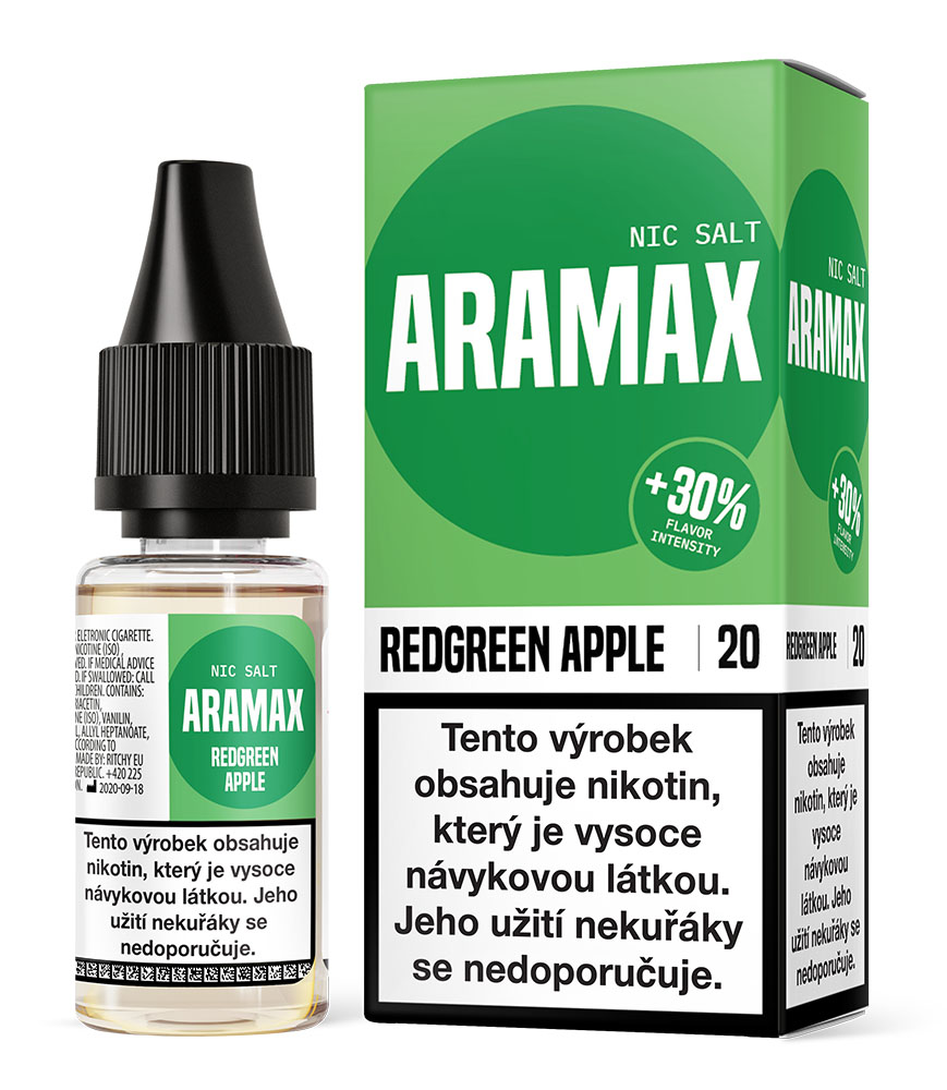 Liquid Aramax Nic Salt - RedGreen Apple 10ml