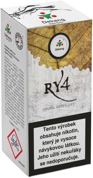 Liquid Dekang RY4 10ml - 6mg (Směs karamelu