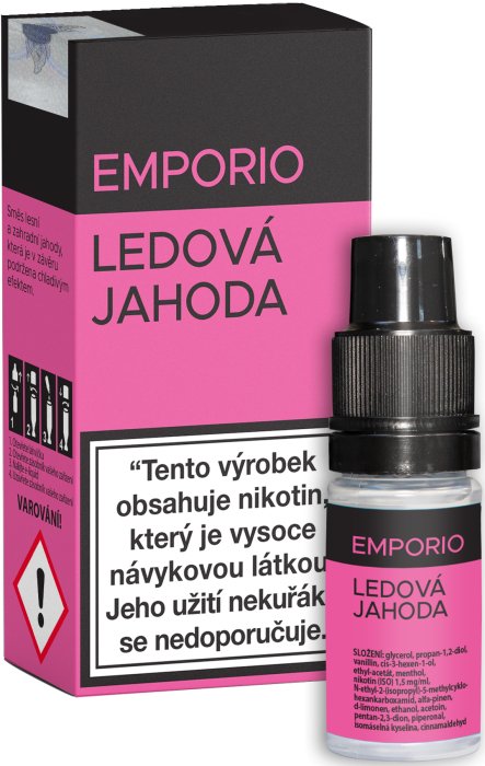 Liquid EMPORIO Ledová Jahoda 10ml - 12mg