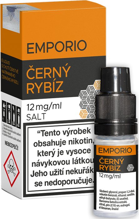 Liquid EMPORIO SALT Černý Rybíz 10ml - 12mg