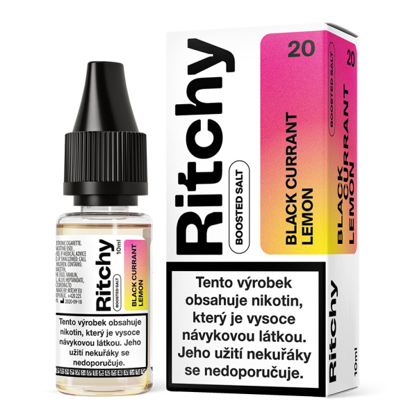 Liquid Ritchy Nic Salt - Black Currant Lemon 10ml