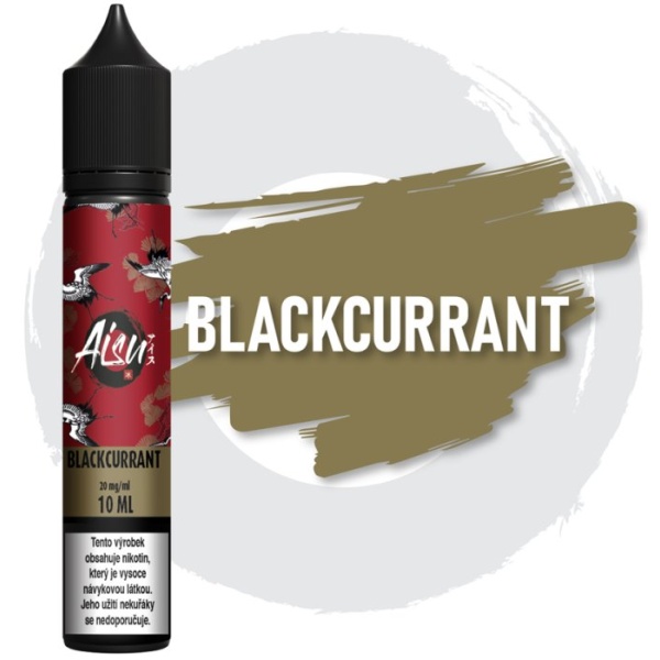 Liquid ZAP! Juice Aisu Nic SALT Ledový černý rybíz (Blackcurrant Ice) 10ml - 20mg