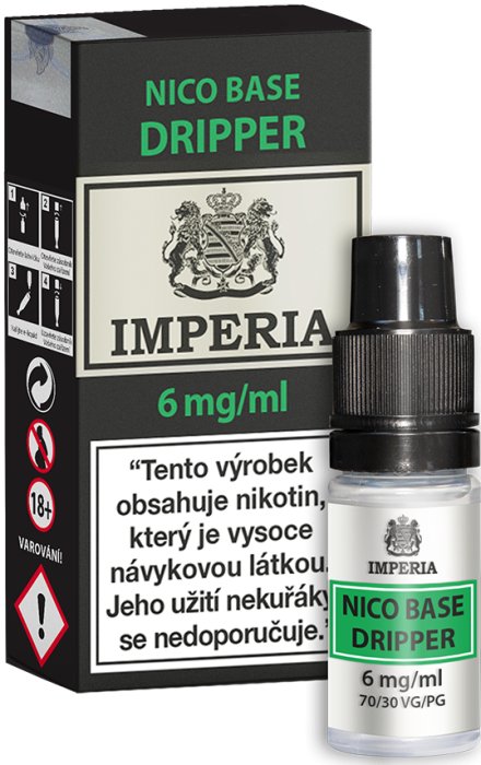 Nikotinová báze IMPERIA Dripper PG30-VG70 10ml-6mg 1Pack