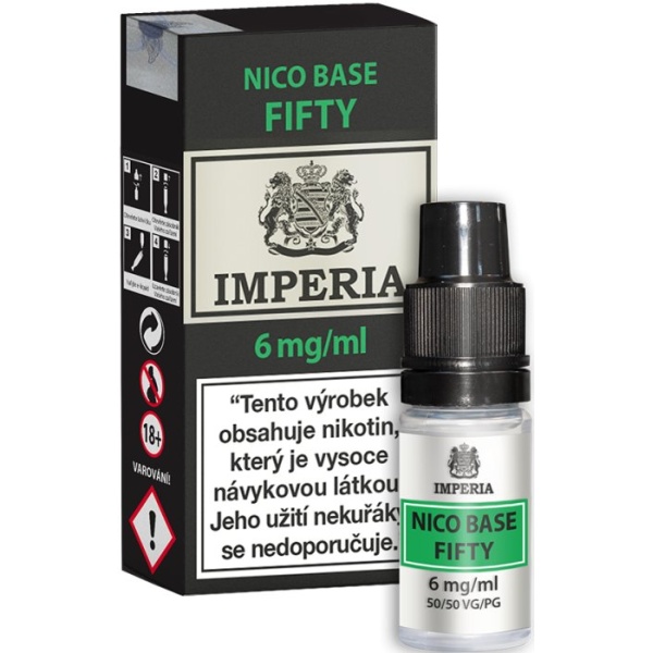 Nikotinová báze IMPERIA Fifty PG50-VG50 10ml-6mg 1Pack