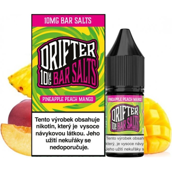 Juice Sauz Liquid Drifter Bar Salts Pineapple Peach Mango 10ml - 10mg