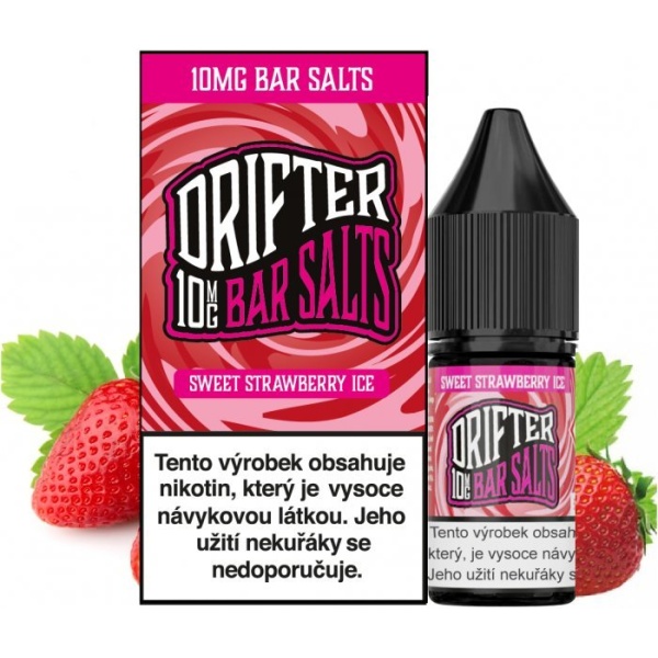 Juice Sauz Liquid Drifter Bar Salts Sweet Strawberry Ice 10ml - 10mg
