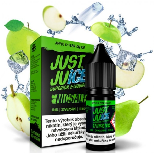 Liquid Just Juice SALT Apple & Pear On Ice 10ml - 11mg