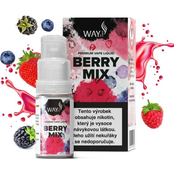 Ostatní Liquid WAY to Vape Berry Mix 10ml-12mg