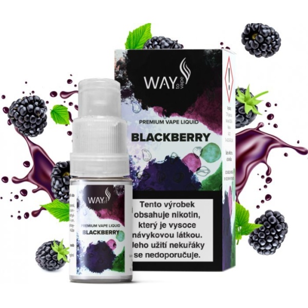 Ostatní Liquid WAY to Vape Blackberry 10ml-12mg