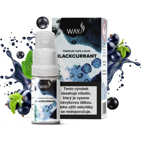 Ostatní Liquid WAY to Vape Blackcurrant 10ml-12mg