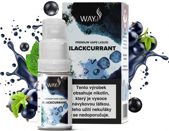 Ostatní Liquid WAY to Vape Blackcurrant 10ml-12mg