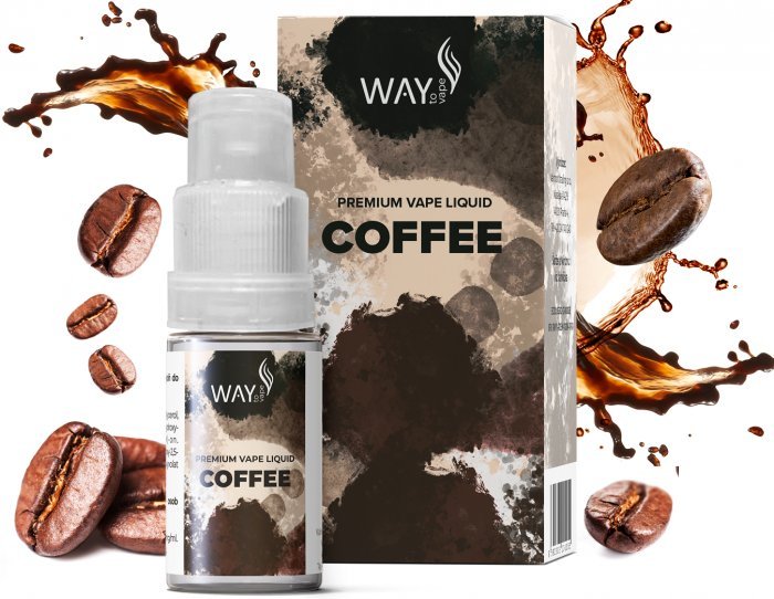 Ostatní Liquid WAY to Vape Coffee 10ml-0mg