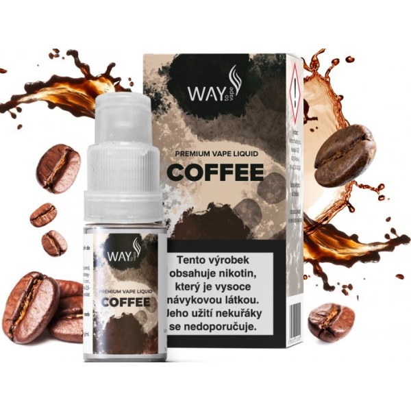 Ostatní Liquid WAY to Vape Coffee 10ml-18mg