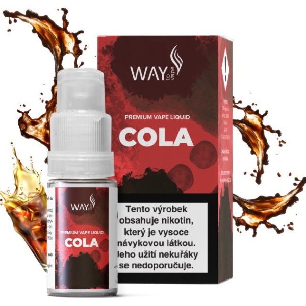 Ostatní Liquid WAY to Vape Cola 10ml-12mg