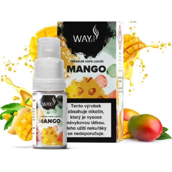 Ostatní Liquid WAY to Vape Mango 10ml-12mg