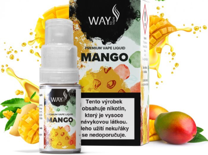 Ostatní Liquid WAY to Vape Mango 10ml-12mg