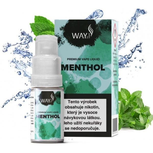 Ostatní Liquid WAY to Vape Menthol 10ml-12mg