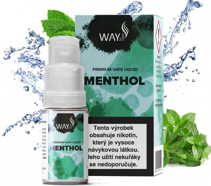 Ostatní Liquid WAY to Vape Menthol 10ml-12mg