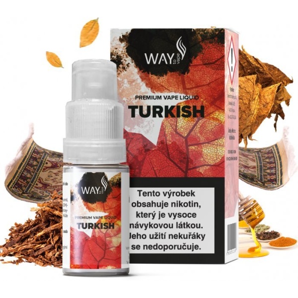 Ostatní Liquid WAY to Vape Turkish 10ml-12mg