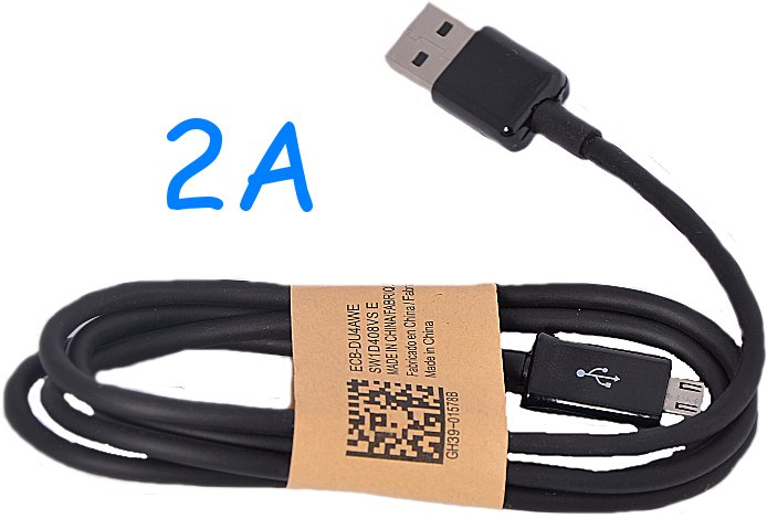 Ostatní Univerzální USB-MICRO USB kabel 2A Black (2000mA)