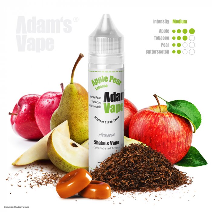 Příchuť Adam´s Vape Shake and Vape 10ml Apple Pear Tobacco