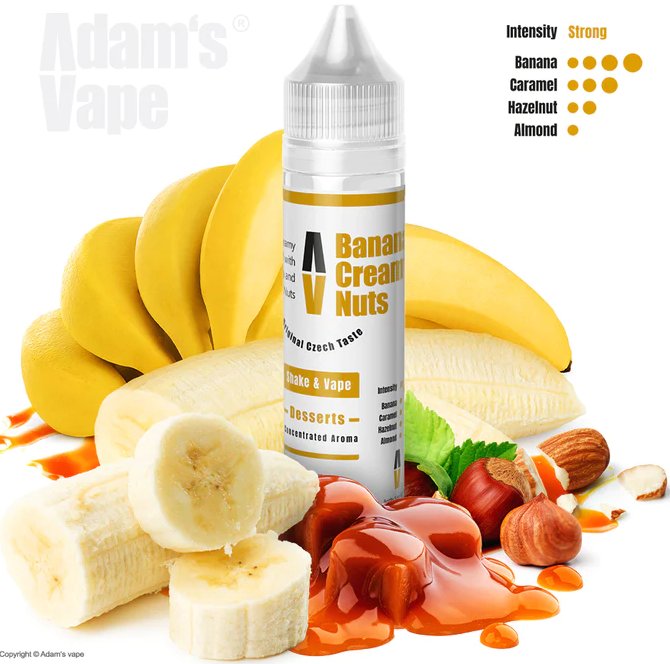 Příchuť Adam´s Vape Shake and Vape 10ml Banana Creamy Nuts