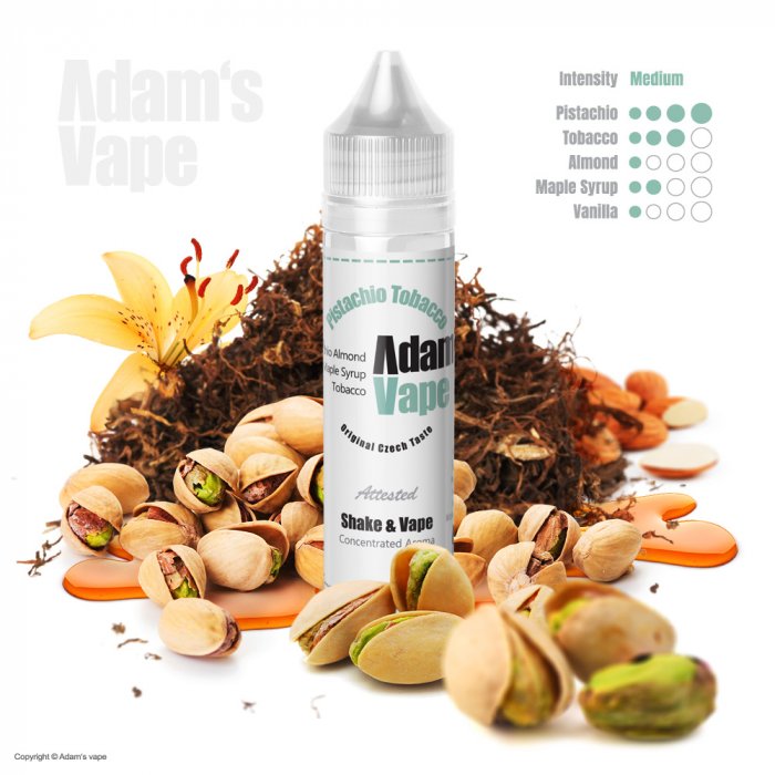 Příchuť Adam´s Vape Shake and Vape 10ml Pistachio Tobacco