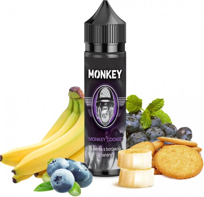 Příchuť MONKEY liquid Shake and Vape Monkey Cookie 10ml