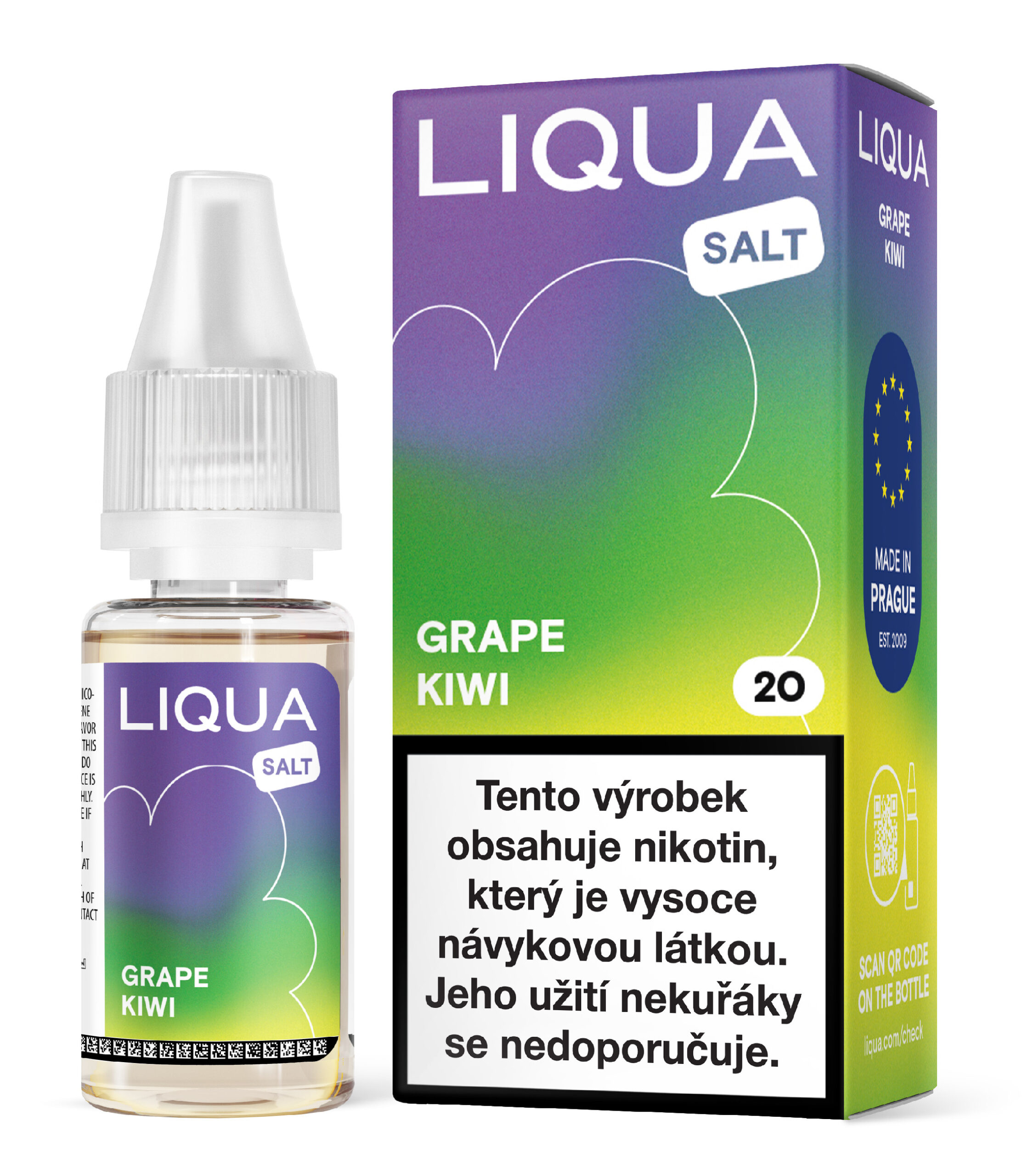 RITCHY Liqua Salt Grape Kiwi 10 ml 20 mg