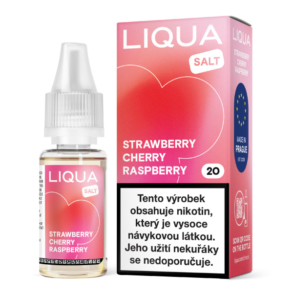 RITCHY Liqua Salt Strawberry Cherry Raspberry 10 ml 10 mg